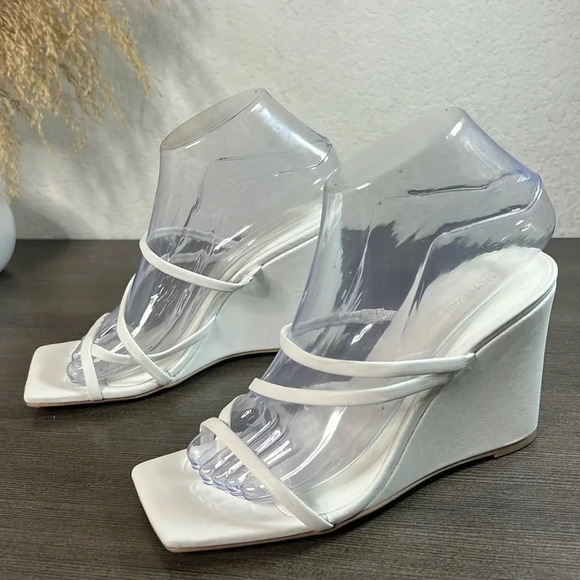 Open Edit Eryn Wedge Sandal Size 7M - Picture 1 of 12